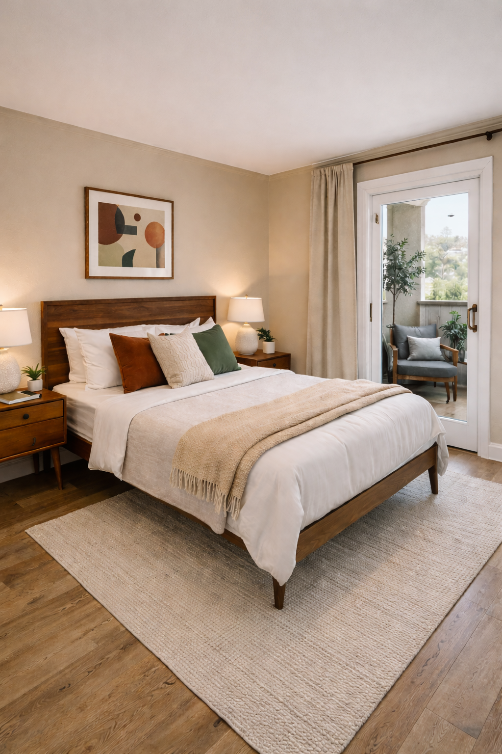 Sample Mosaic bedroom rendering